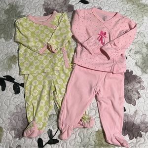 5/$25 Carter's Just One You Baby Girls Outfit Lot 3 Months Pink Green Ballerina